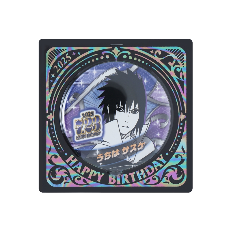 『NARUTO−ナルト−』バースデイ缶バッジ うちはサスケ BE3