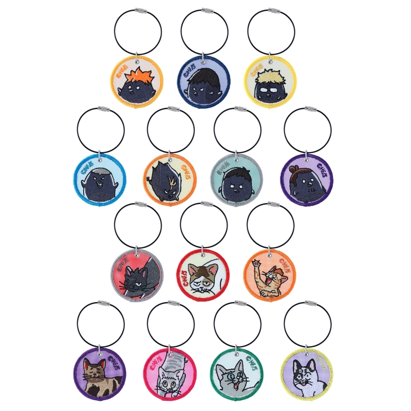 『ハイキュー!!』メッシュ刺繍キーホルダーコレクション 動物Ver. (全14種/ランダム1種入り) <ハイキュー!! FAN PARK> BE2