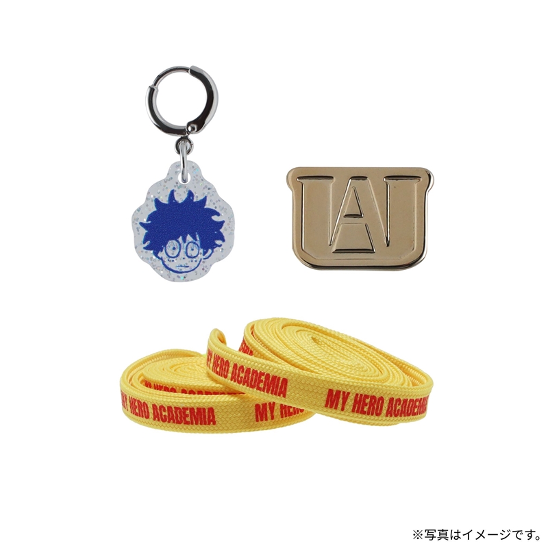 『僕のヒーローアカデミア』靴ひも＆チャームセット（靴ひも２本＆アクリルチャーム１個＆メタルチャーム１個入り）　ＢＥ２