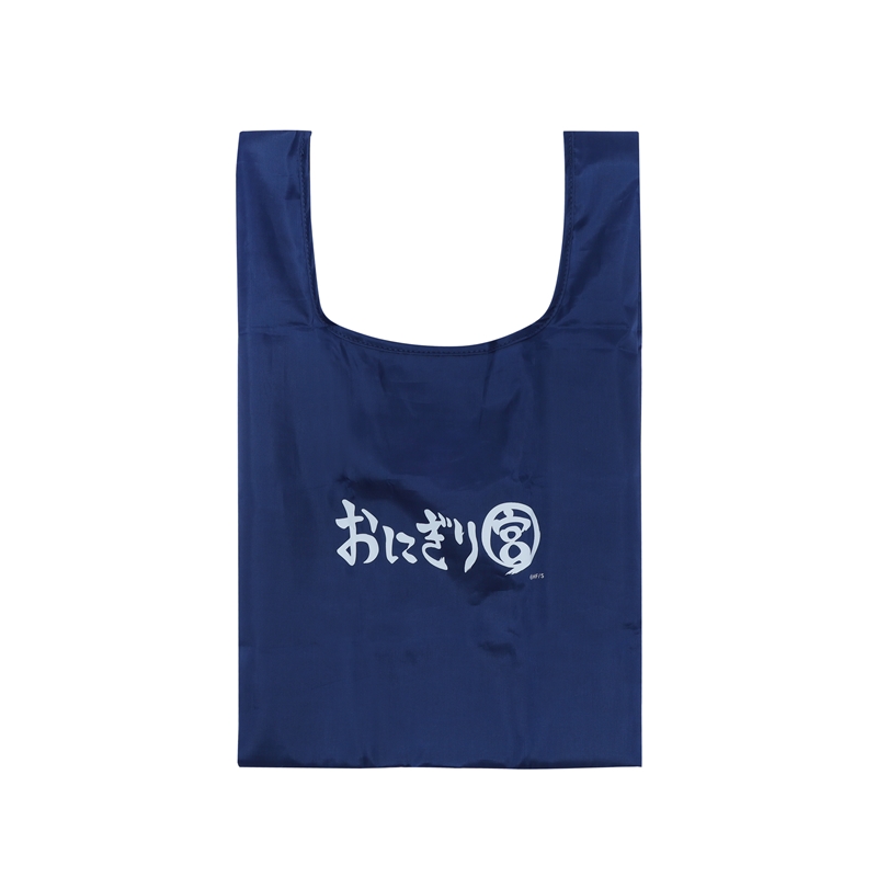 『ハイキュー!!』おにぎり宮 “お持ち帰り”レジ袋風エコバッグ ネイビー <ハイキュー!! FAN PARK> BE2