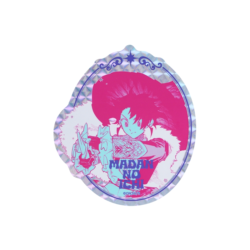 『魔男のイチ』オーロラシャインステッカー(100×100mm以内変形サイズ) BE2−JNPG