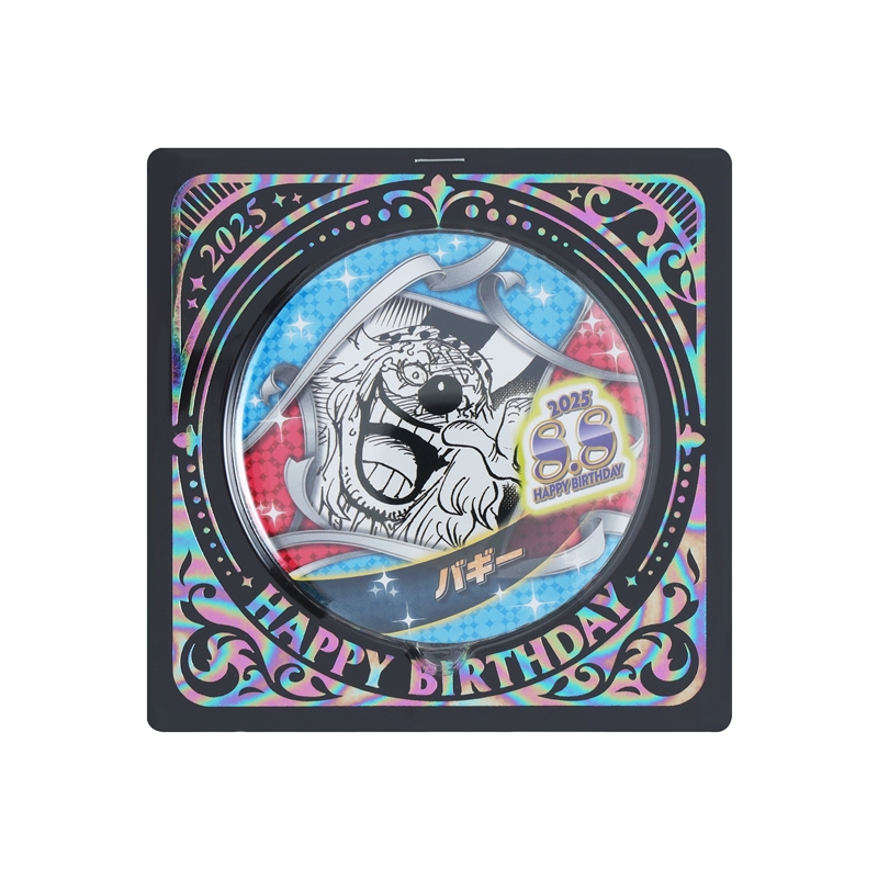 『ONE PIECE』バースデイ缶バッジ バギー BE3