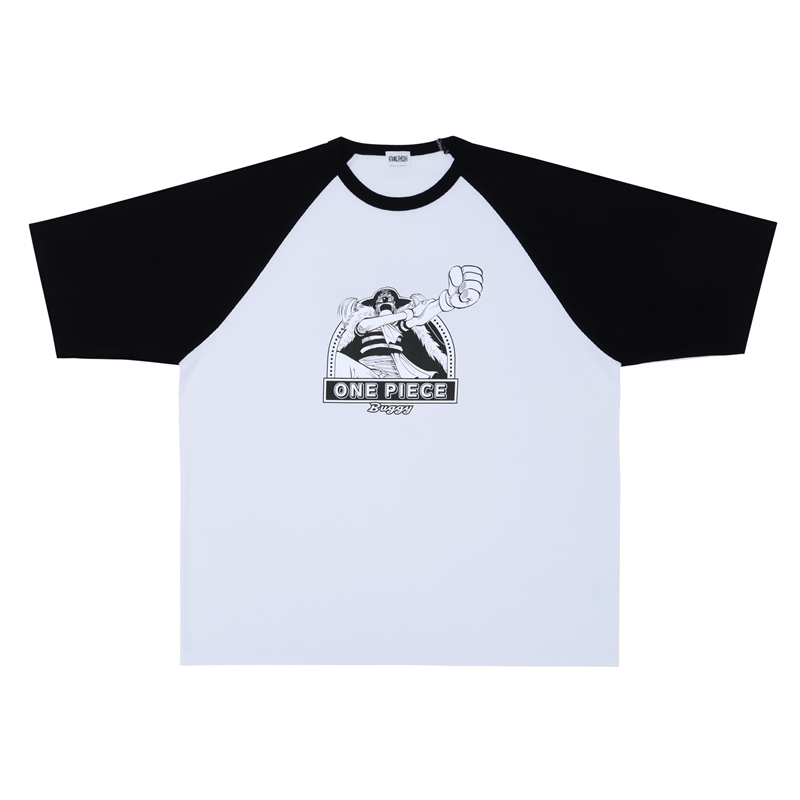 『ONE PIECE』ラグランTシャツ “HEROES” バギー BE3