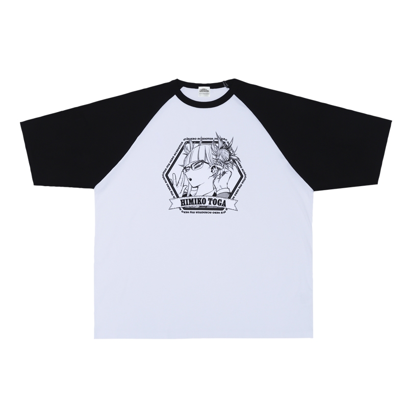 『僕のヒーローアカデミア』ラグランTシャツ “VILLAINS” トガヒミコ BE3