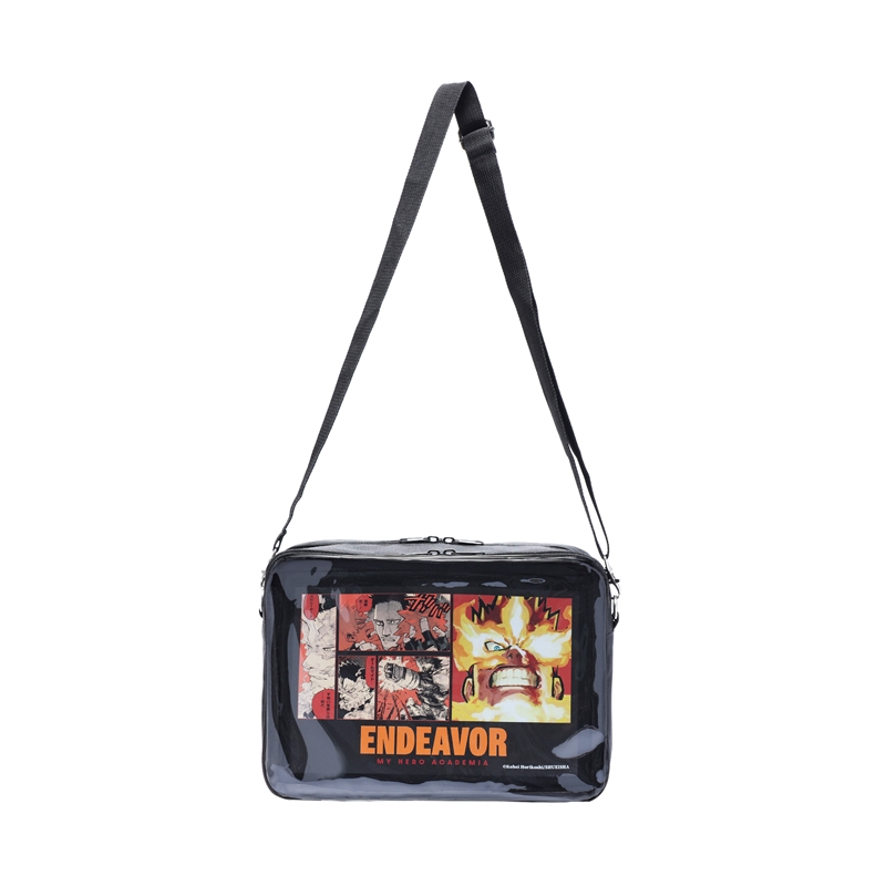 『僕のヒーローアカデミア』魅せ窓☆ショルダーバッグ (特製アクリルチャーム付き) エンデヴァー BE3