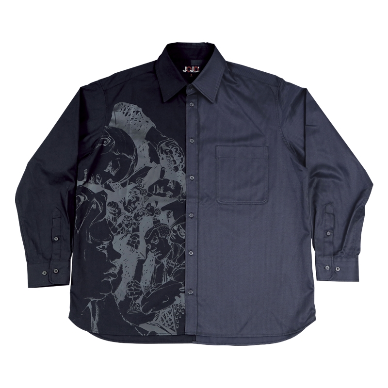 JOJO magazine特製アシンメトリーシャツ 暗殺チームカラー XSサイズ BE2