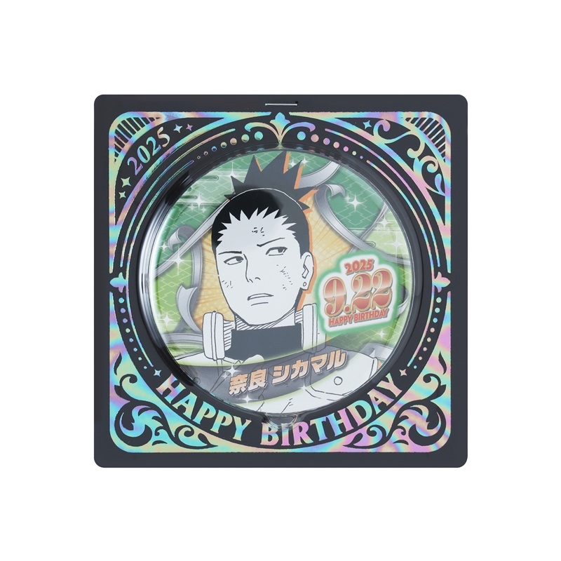 『NARUTO−ナルト−』バースデイ缶バッジ 奈良シカマル BE3