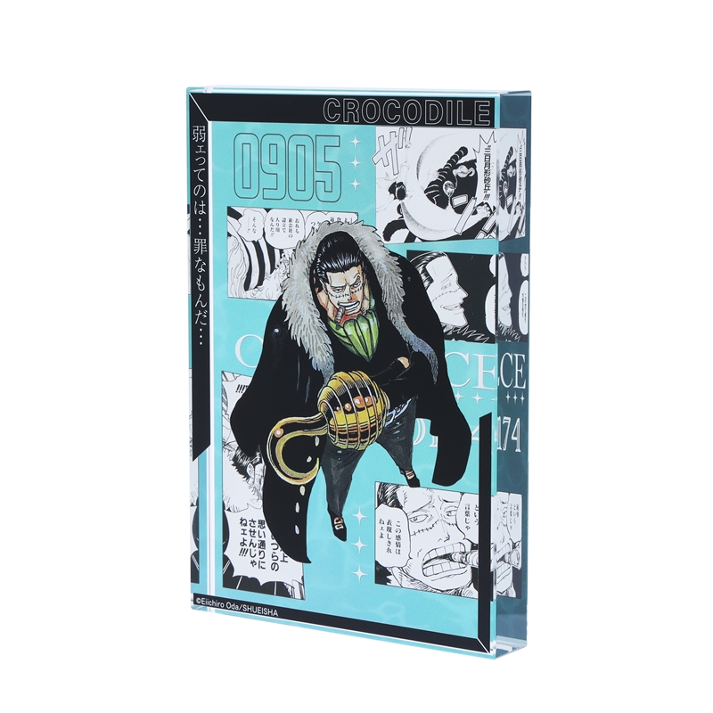 『ＯＮＥ　ＰＩＥＣＥ』アクリルブロック　“ＨＥＲＯＥＳ”　クロコダイル　ＢＥ３