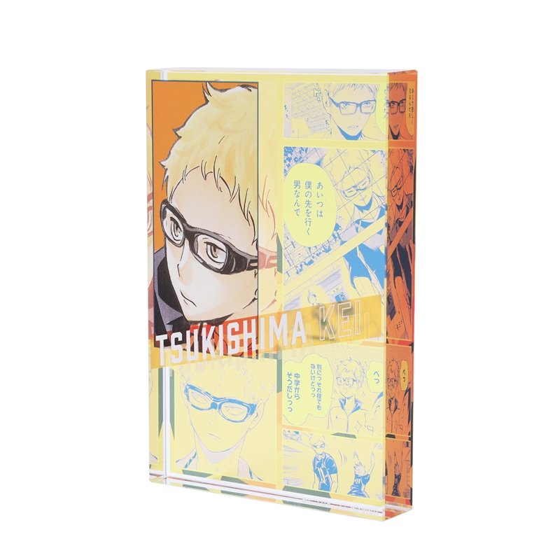 『ハイキュー！！』アクリルブロック　“ＨＥＲＯＥＳ”　月島蛍　ＢＥ３