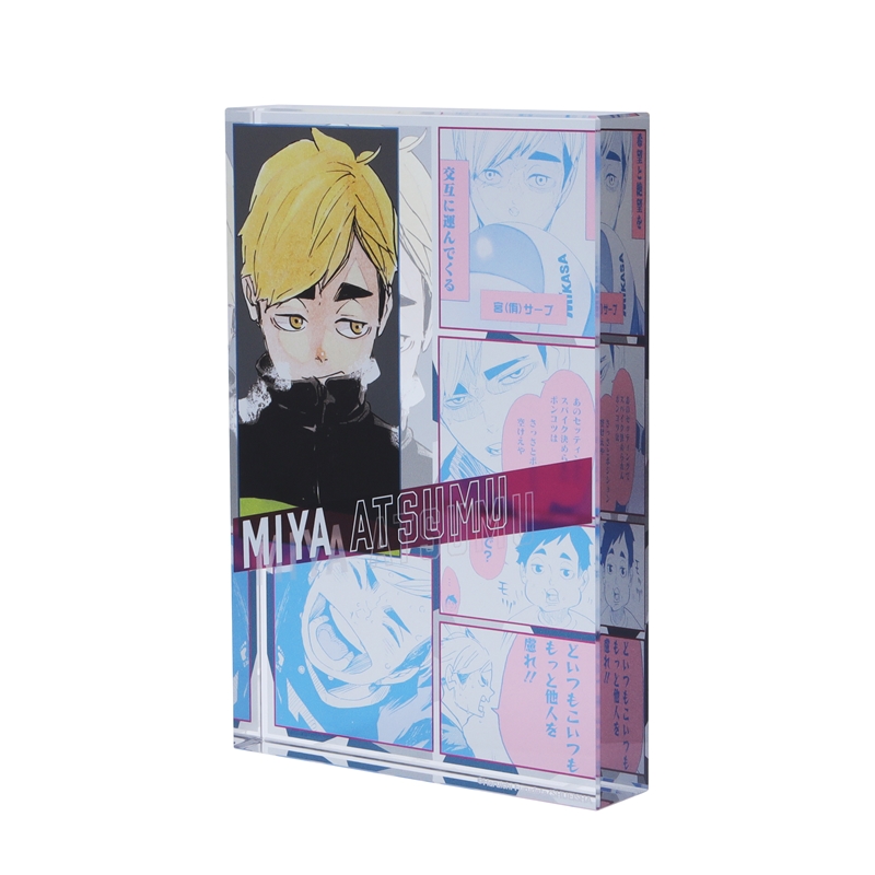 『ハイキュー！！』アクリルブロック　“ＨＥＲＯＥＳ”　宮侑　ＢＥ４