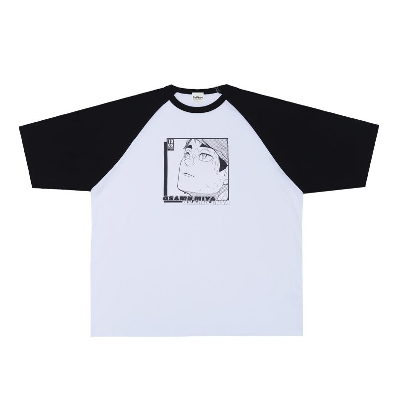 『ハイキュー!!』ラグランTシャツ “HEROES” 宮治 BE4