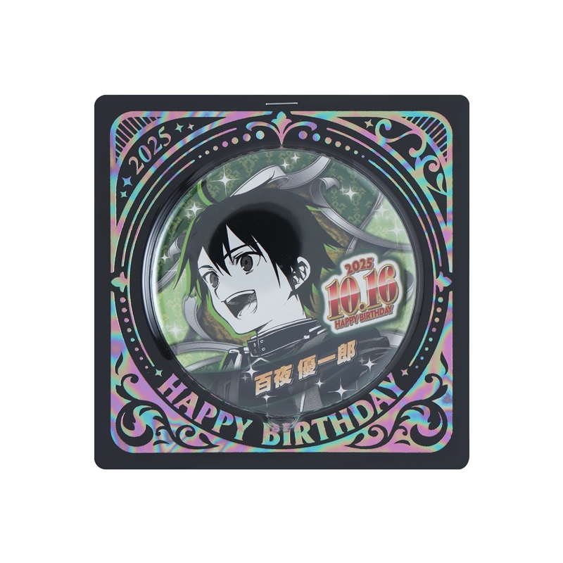 『終わりのセラフ』バースデイ缶バッジ　百夜優一郎　ＢＥ４