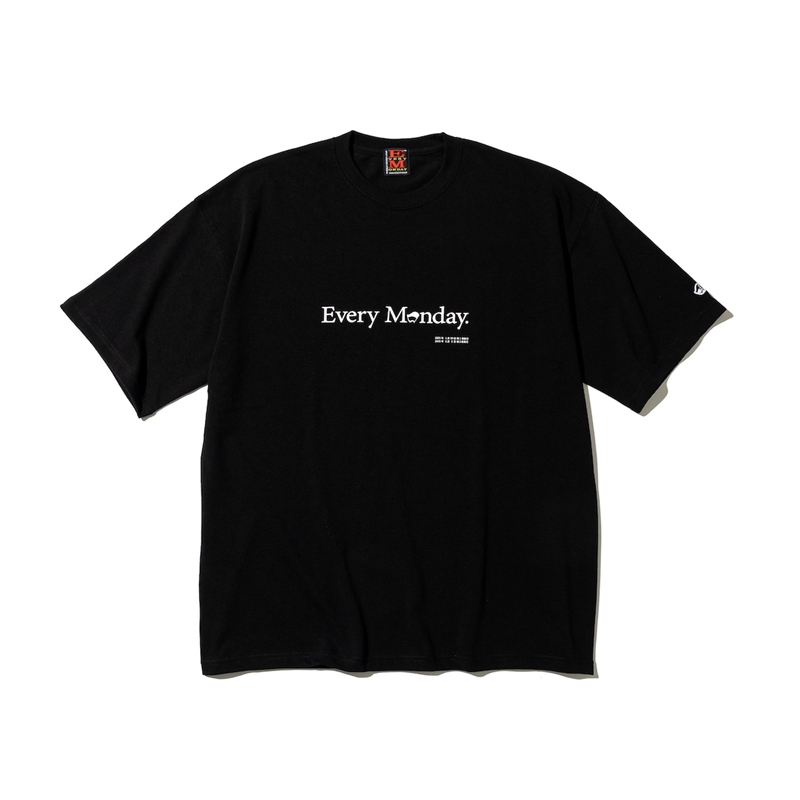 『Every Monday』_LOGO Tシャツ第二版_BLACK Mサイズ