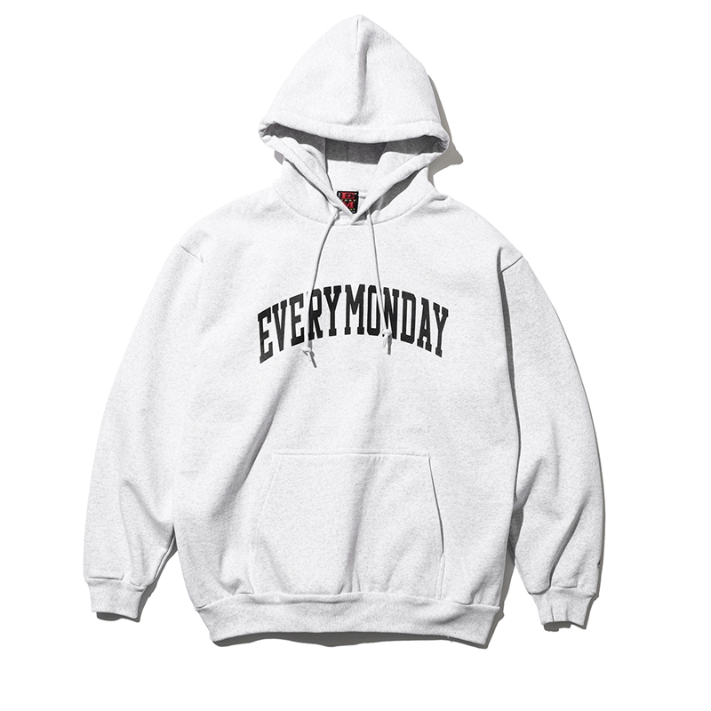 『Every Monday』_カレッジフーディー第二版_GREY Mサイズ