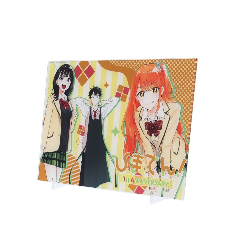 完全受注生産『ひまてん!』箔入りアクリルアート −連載1周年突破記念Ver.− BE3