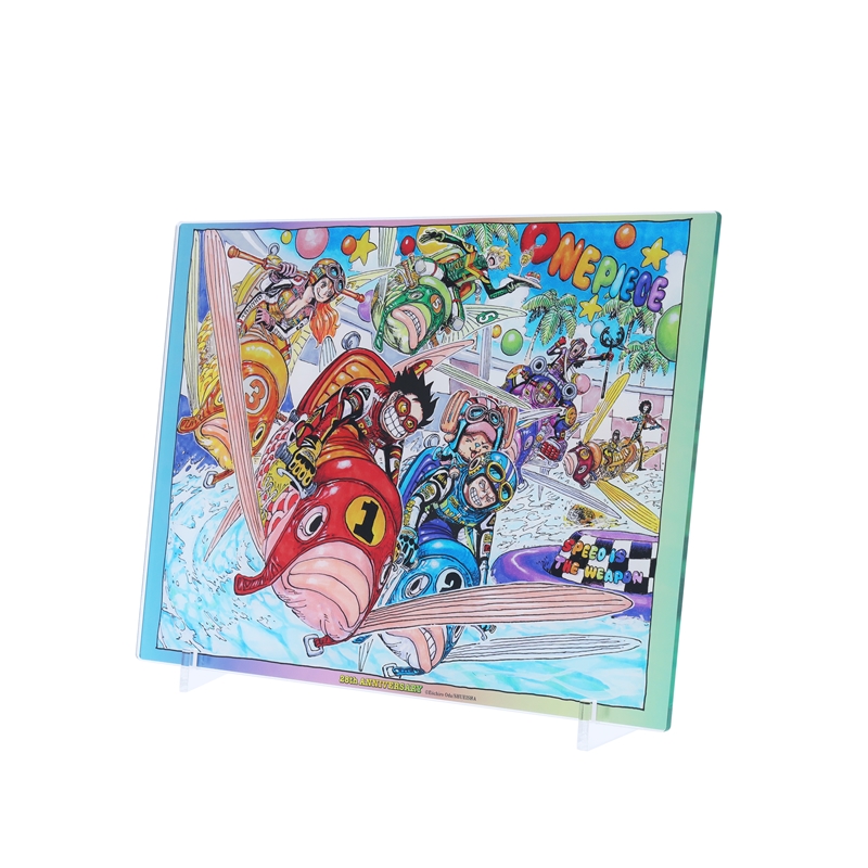 完全受注生産『ONE PIECE』箔入りアクリルアート −連載28周年突破記念Ver.− BE3