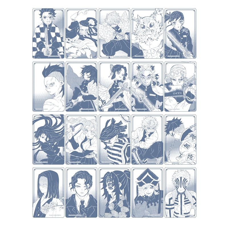 『鬼滅の刃』箔カードコレクション 第1弾 (全20種/ランダム2種入り) BE3