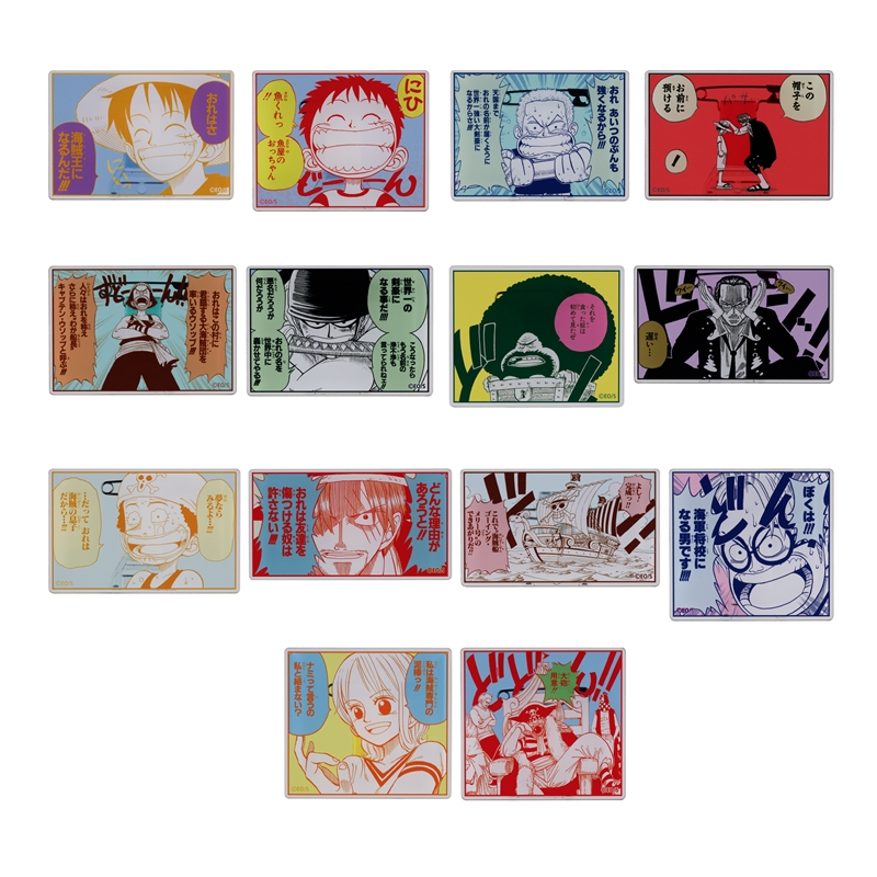 『ＯＮＥ　ＰＩＥＣＥ』名言アクリルバッジコレクション　第１弾　全種セット　（全１４種入り）　ＢＥ３−ＯＰＤ