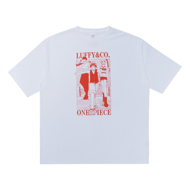 『ONE PIECE』Tee White ルフィ&ゾロ&ナミ Mサイズ BE3−OPD