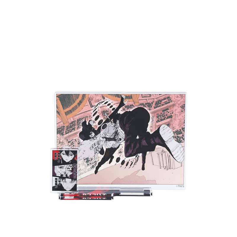 『カグラバチ』アクリルジオラマ モーメント 六平千鉱&香刈緋雪&漣京羅 BE3