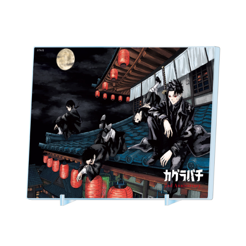 完全受注生産『カグラバチ』箔入りアクリルアート −連載2周年突破記念Ver.− BE3