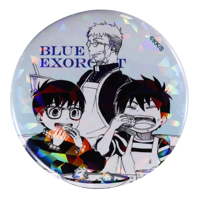 完全受注生産「ジャンプＳＱ．」オールスター缶バッジ　『青の祓魔師』　第３弾　［０８　奥村燐＆奥村雪男＆藤本獅郎］　ＢＥ３