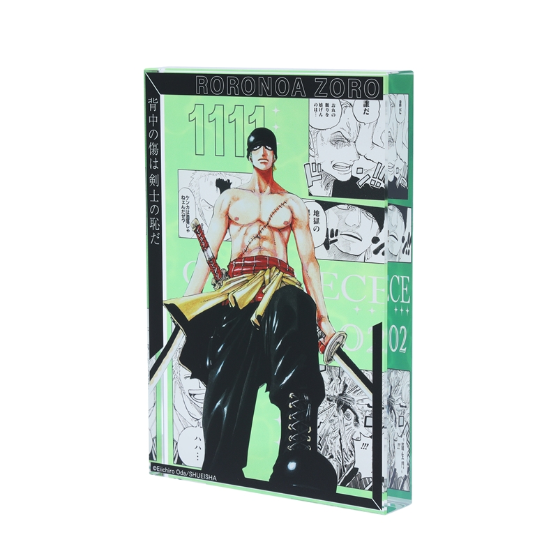 『ONE PIECE』アクリルブロック “HEROES” ロロノア・ゾロ BE4