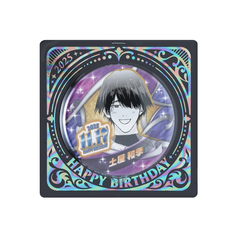 『忘却バッテリー』バースデイ缶バッジ 土屋和季 BE4