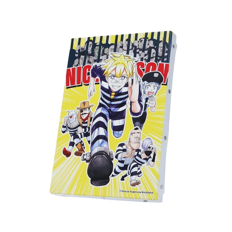 『ＮＩＣＥ　ＰＲＩＳＯＮ』フルカラーアートボード　（週刊少年ジャンプ２０２５年２１号表紙イラスト）　［ＪＵＭＰ　ＡＲＴ　ＢＯＡＲＤ　ＧＡＬＬＥＲＹ］　ＢＥ３