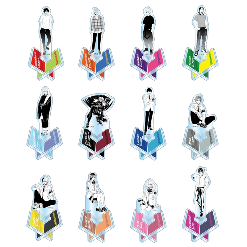 JCS限定 『ファントムバスターズ』アクリル“X”フィギュアコレクション 第1弾 全種セット (全12種入り) BE3