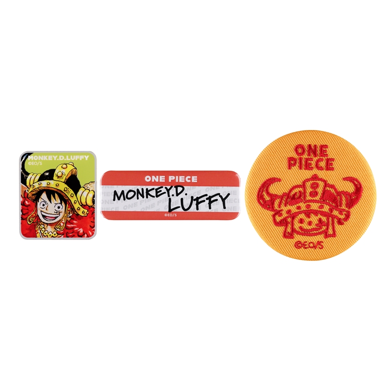 『ONE PIECE』バッジいろいろセット (アクリルバッジ・缶バッジ・刺繍バッジ) BE4−JF