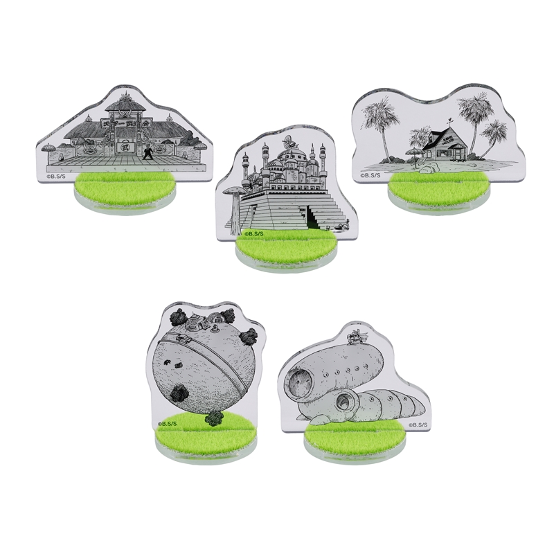 『DRAGON BALL』芝ふさふさアクリルスタンドコレクション 建物Ver. (全5種/ランダム1種入り) BE4