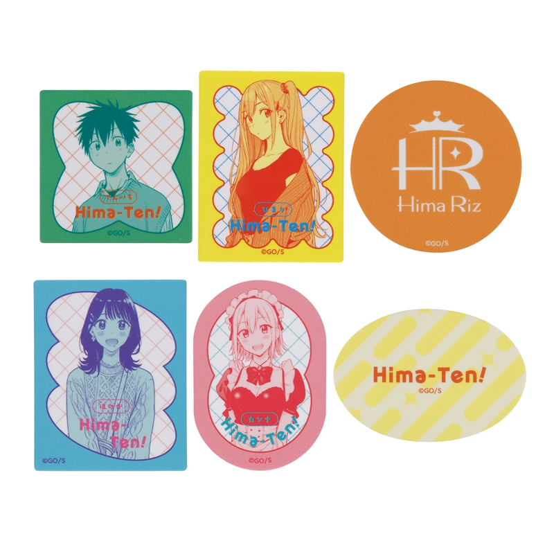 『ひまてん!』ステッカー6枚セット BE4