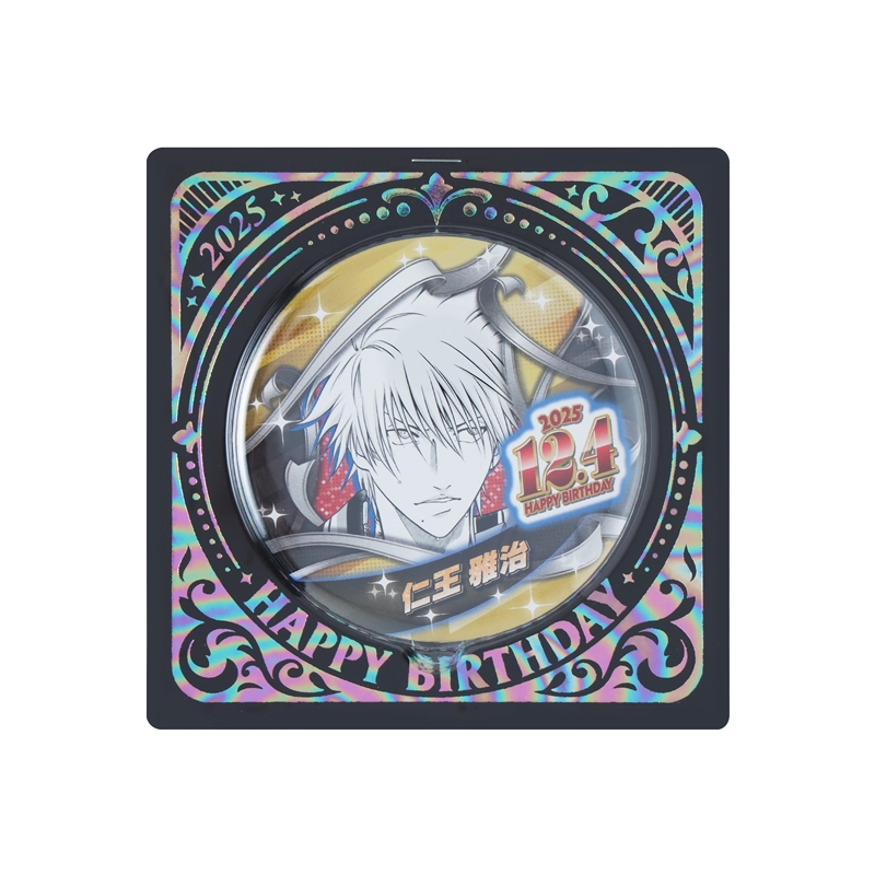 『新テニスの王子様』バースデイ缶バッジ　仁王雅治　ＢＥ４