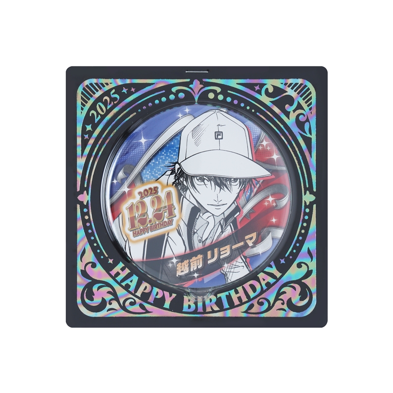 『新テニスの王子様』バースデイ缶バッジ　越前リョーマ　ＢＥ４
