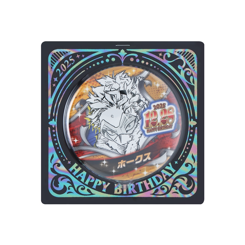 『僕のヒーローアカデミア』バースデイ缶バッジ　ホークス　ＢＥ４