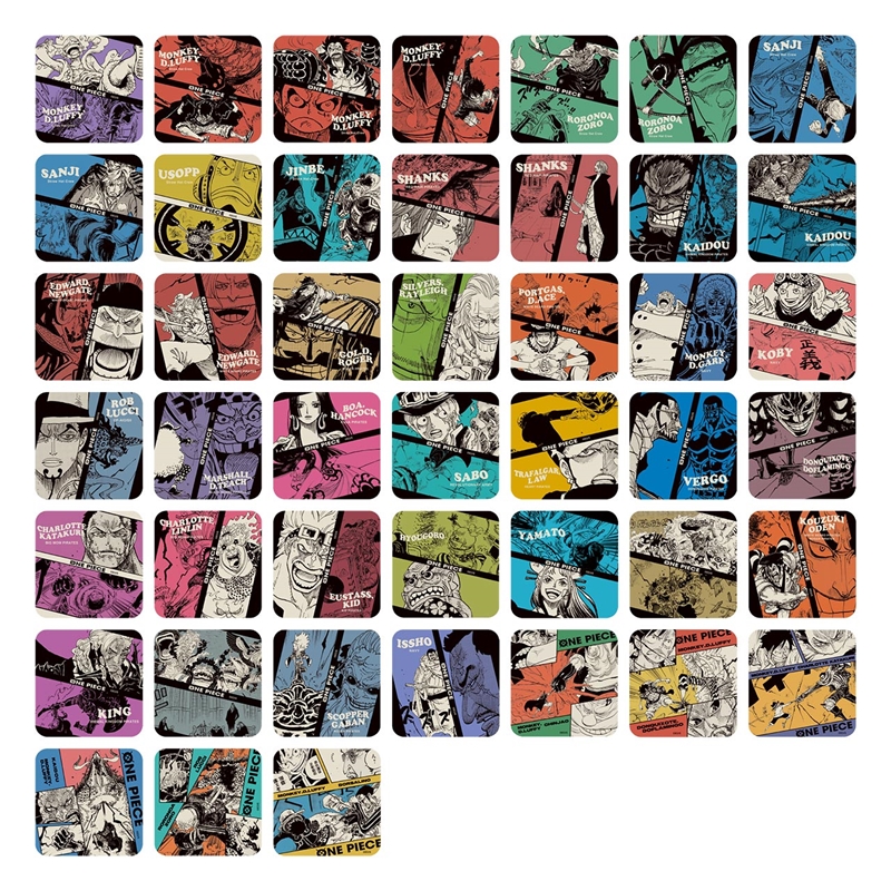 『ONE PIECE』アートコースター 第5弾 (全45種/ランダム5種入り) BE4−JF