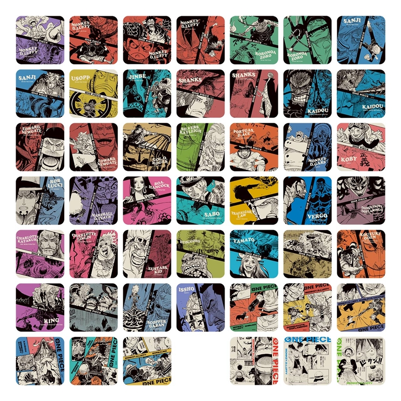 『ONE PIECE』アートコースター 第5弾 全種セット (全45種&特典3種/計48種入り) BE4−JF