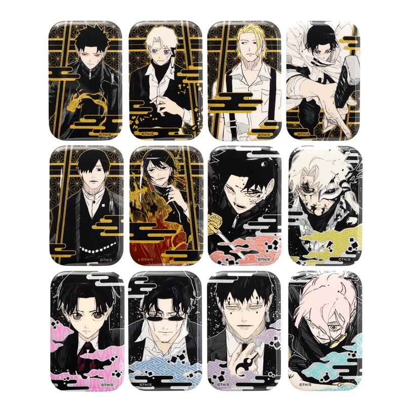 『カグラバチ』蒔絵風スクエア缶バッジコレクション 第1弾 (全12種/ランダム1種入り) BE4−JF