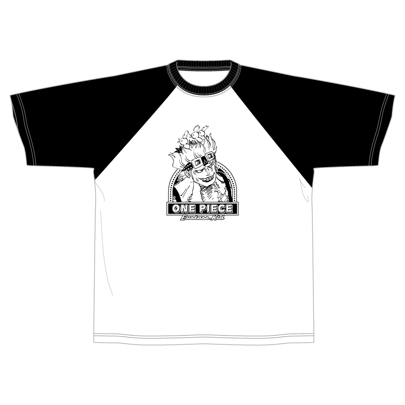 『ONE PIECE』ラグランTシャツ “HEROES” ユースタス・キッド BF1