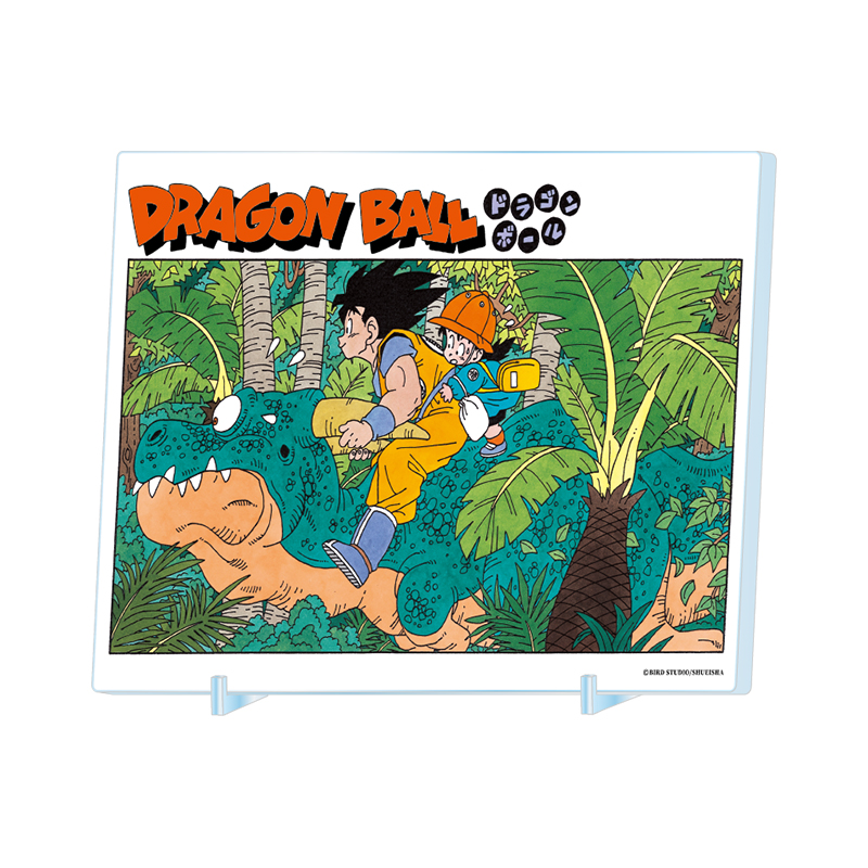 ＪＣＳ限定　『ＤＲＡＧＯＮ　ＢＡＬＬ』箔入りアクリルアート　孫悟空＆孫悟飯　ＢＥ４