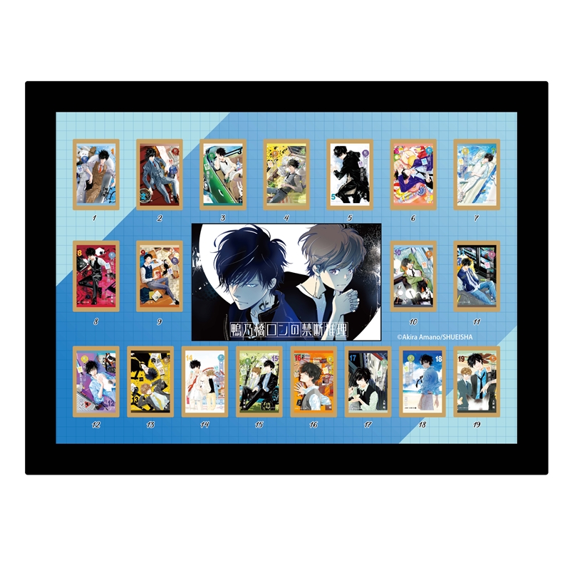 JCS限定 『鴨乃橋ロンの禁断推理』全巻ピンズセット(額装付き) BE4