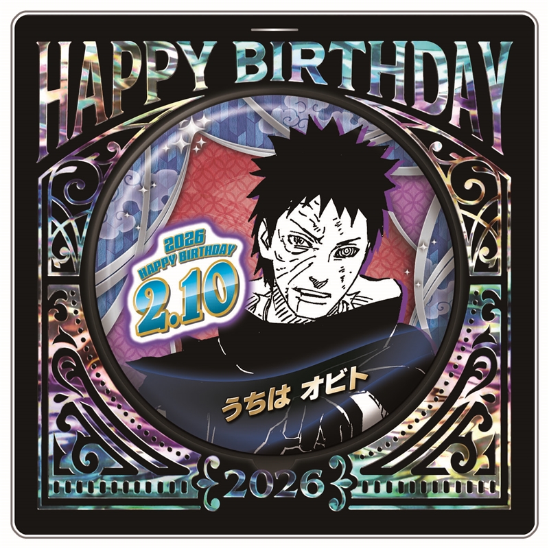 『NARUTO−ナルト−』バースデイ缶バッジ うちはオビト BF1