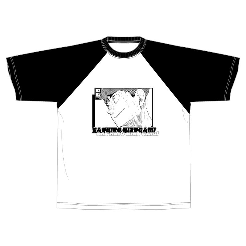 『ハイキュー!!』ラグランTシャツ “HEROES” 昼神幸郎 BF1