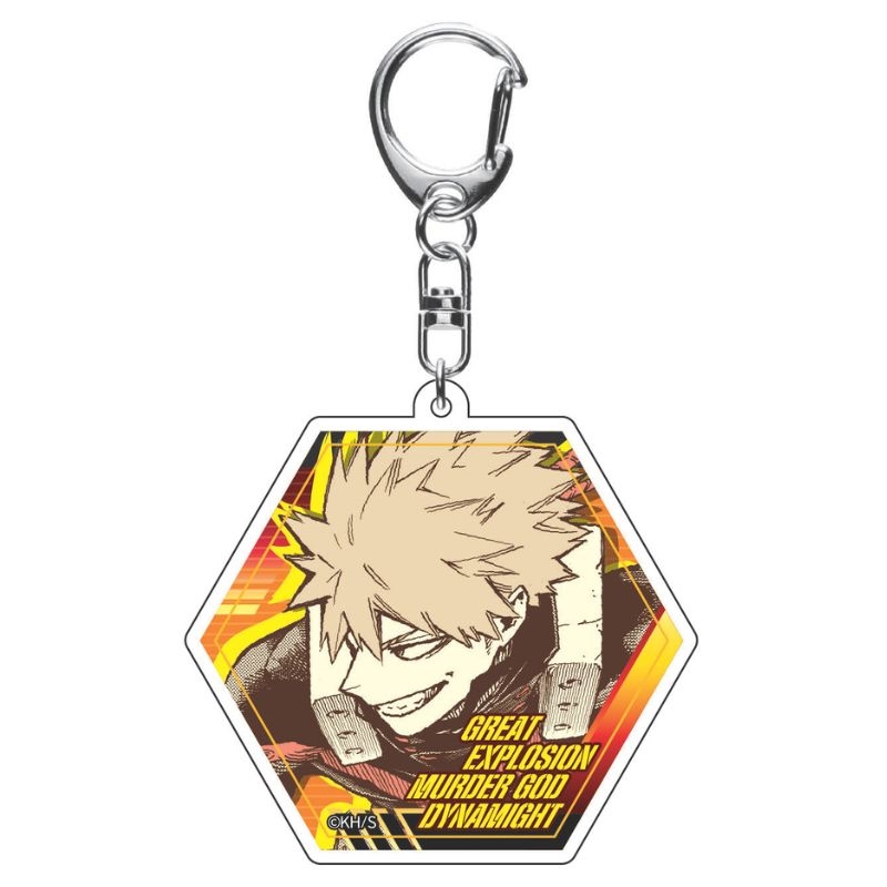 『僕のヒーローアカデミア』ＴＷＯ　ＦＡＣＥアクリルキーホルダー　爆豪勝己　ＢＦ１