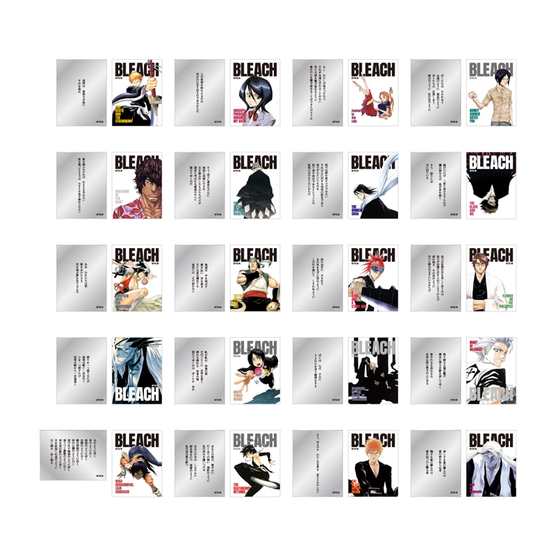 ＪＣＳ限定受注生産　『ＢＬＥＡＣＨ』巻頭歌ステッカーコレクション２枚入り　コンプリートセット　（第１弾～第４弾／全７４組入り）　ＢＦ１