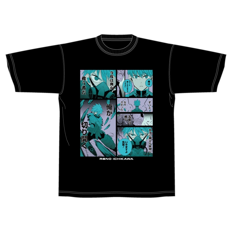 『怪獣８号』ビッグシルエットＴシャツ　“ＨＥＲＯＥＳ”　市川レノ　ＢＦ２