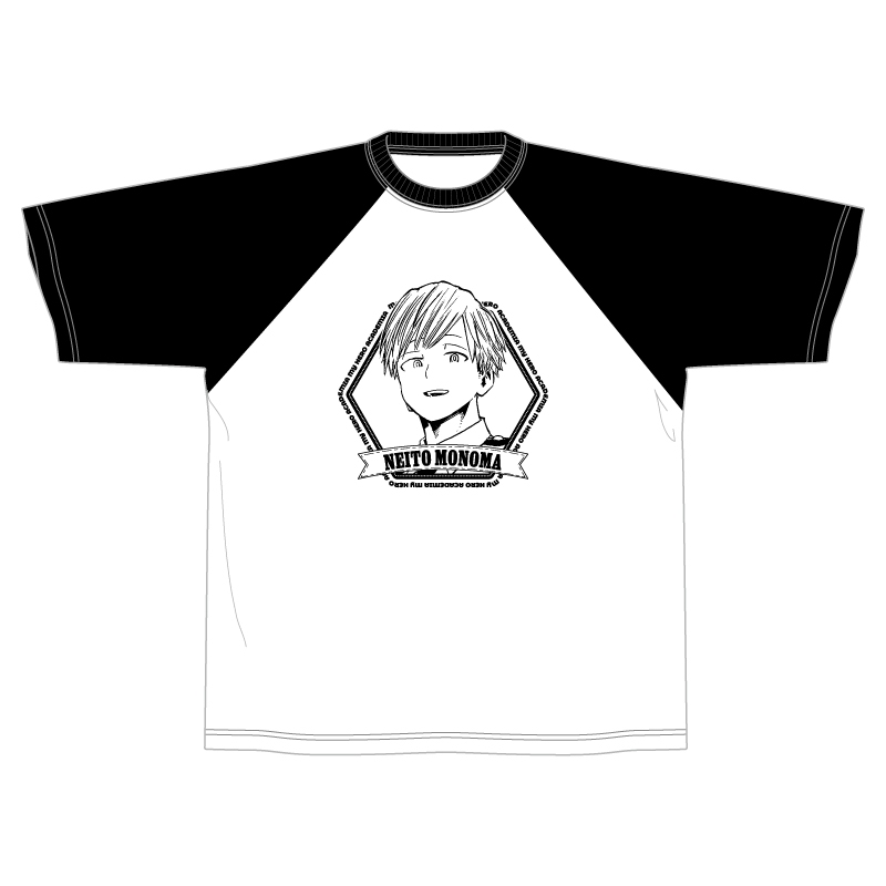 『僕のヒーローアカデミア』ラグランＴシャツ　“ＨＥＲＯＥＳ”　物間寧人　ＢＦ２