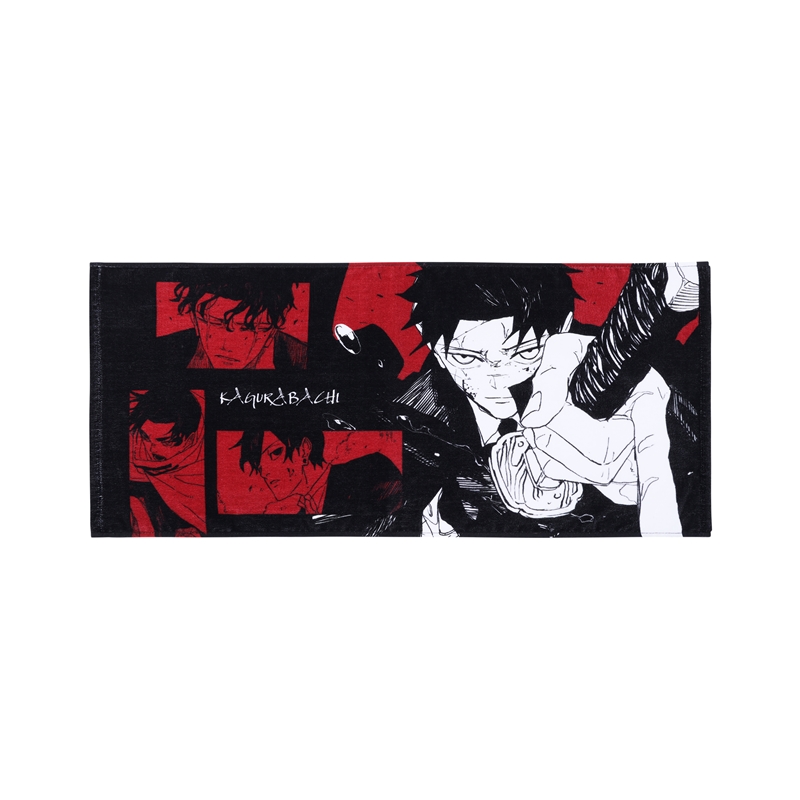 『カグラバチ』フェイスタオル　千鉱・薊・漆羽・座村　ＢＦ１