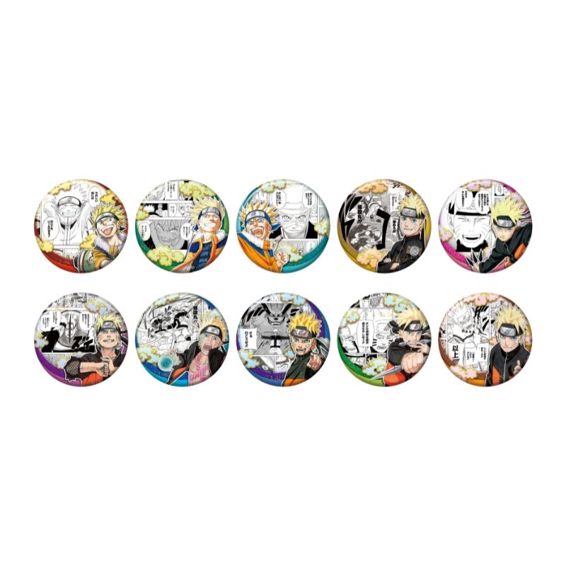 『ＮＡＲＵＴＯ−ナルト−』コレクション缶バッジ　“ＨＥＲＯＥＳ”　【うずまきナルト】　（全１０種／ランダム１種入り）　ＢＦ２